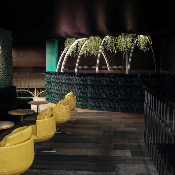 Madrid Render 3D del interior del restaurante asiático Miss Chen Valdebebas diseñado por el estudio Top Design Madrid